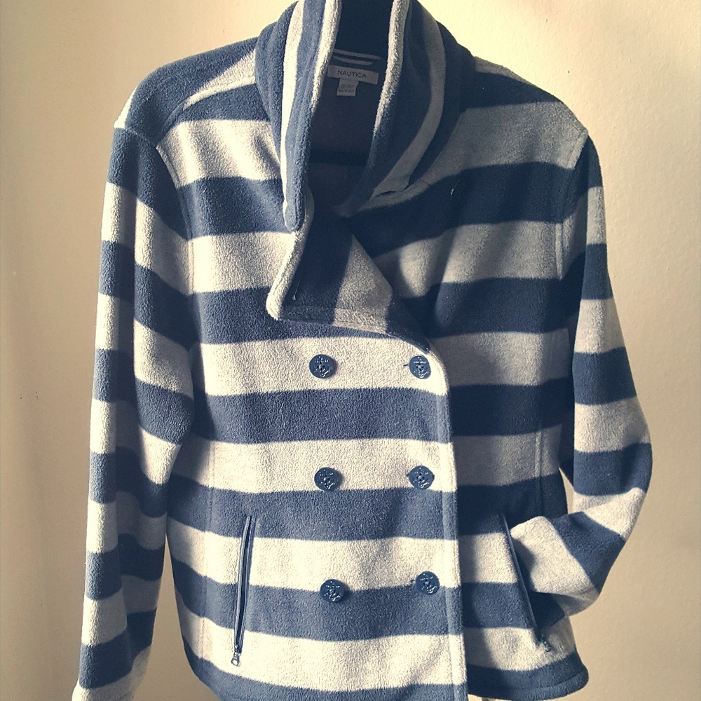 Nautica Fleece Pea Coat